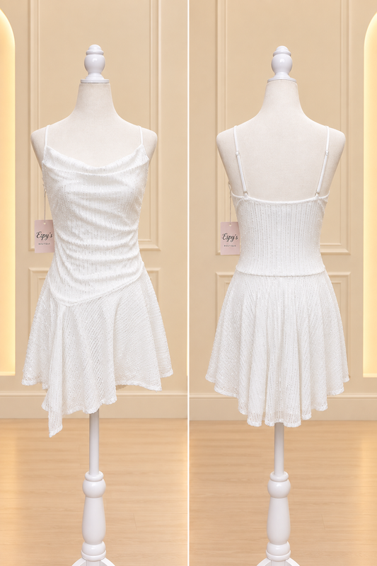 Ivory Sequin Dress